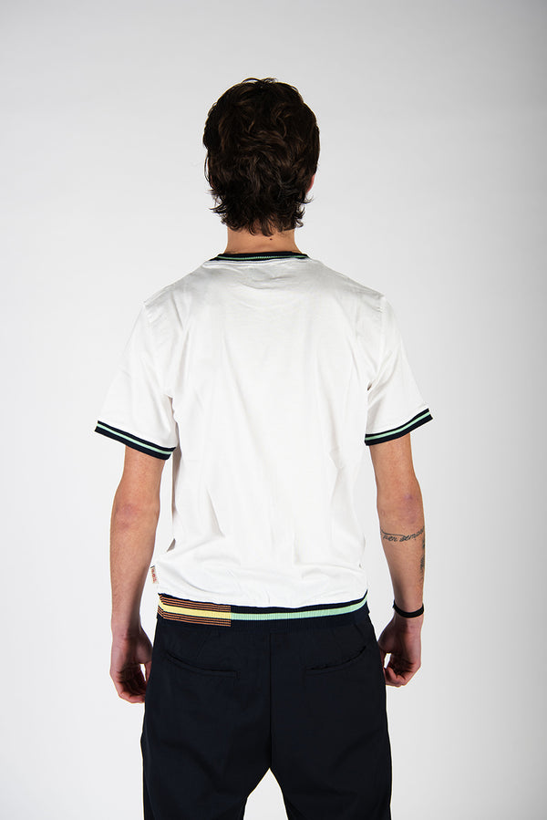 t-shirt PALMER bianco