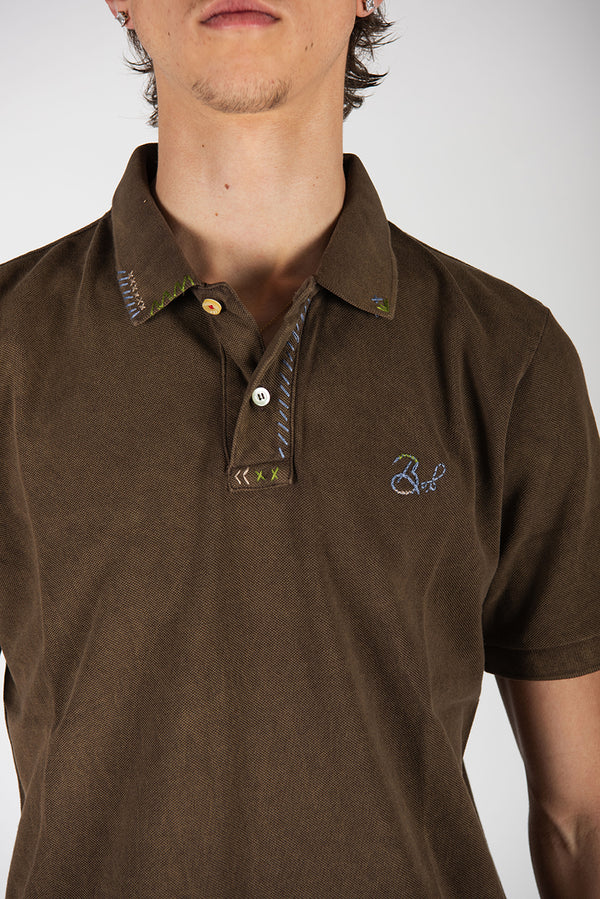 polo BASIC marrone