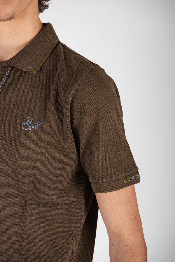 polo BASIC marrone