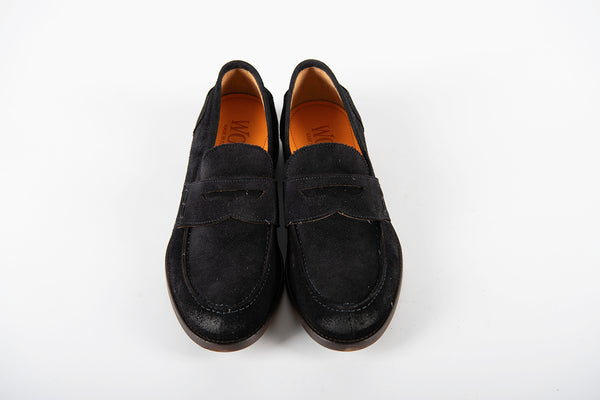 scarpa MOCASSINO blu