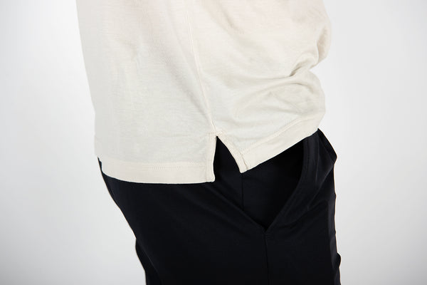 t-shirt POLO M/L perla