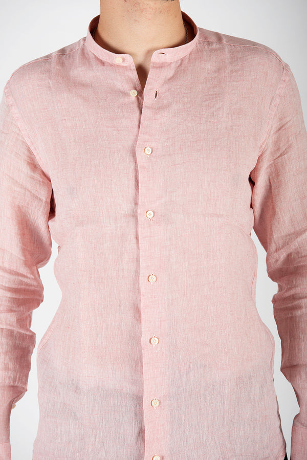 camicia LINO KOREA rosa