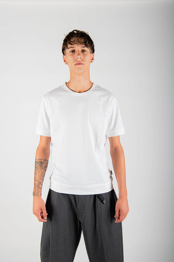 t-shirt JERSEY bianco