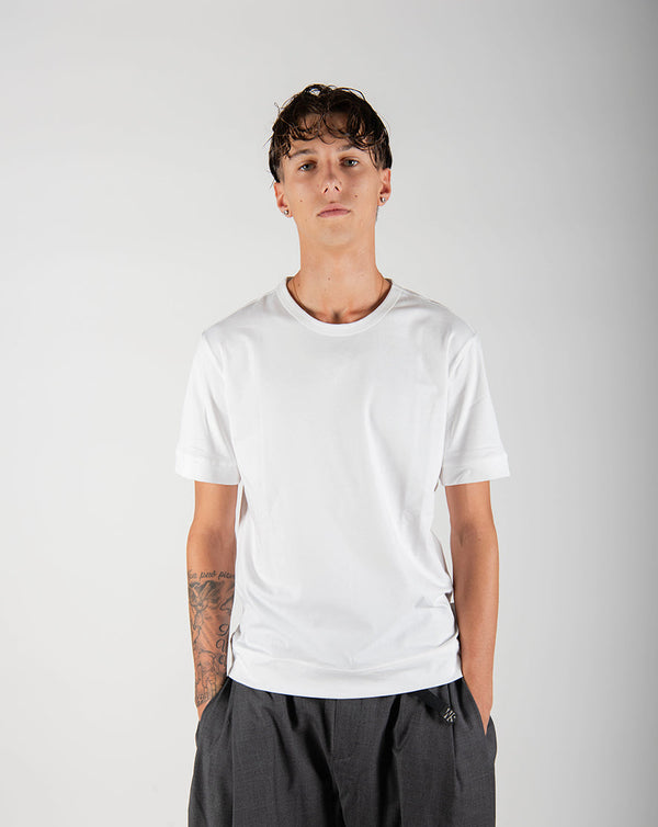 t-shirt JERSEY bianco