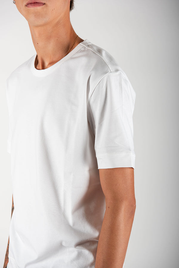 t-shirt JERSEY bianco