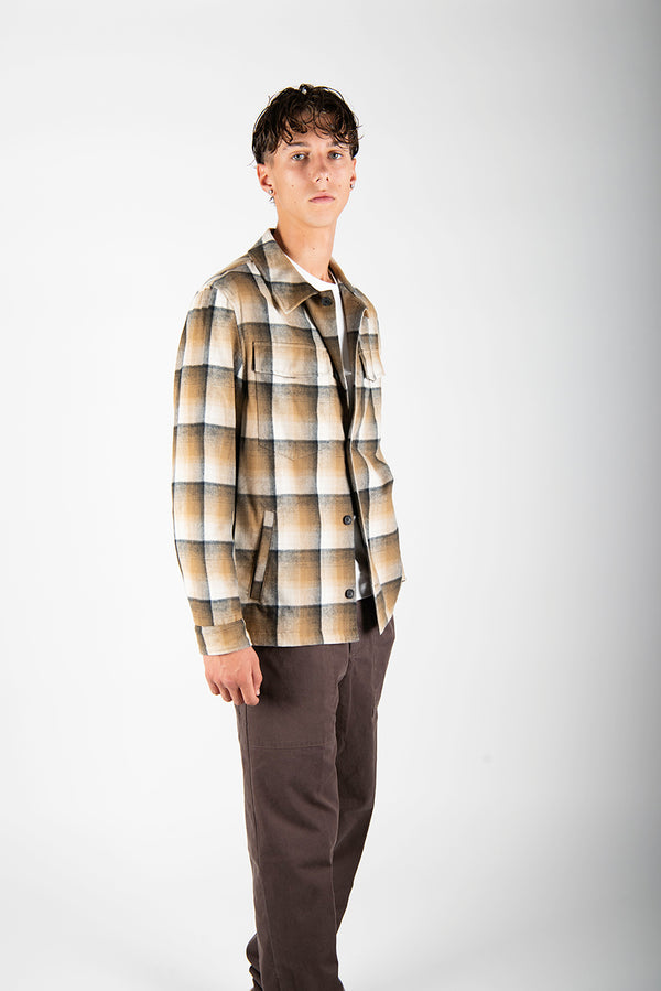 overshirt CHECK moro