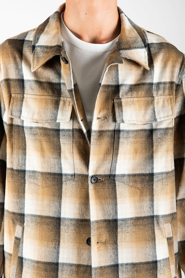 overshirt CHECK moro
