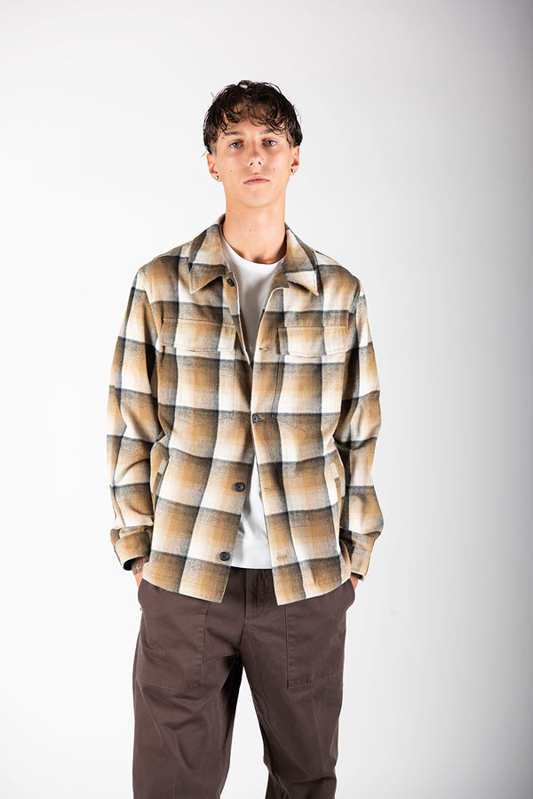 overshirt CHECK moro