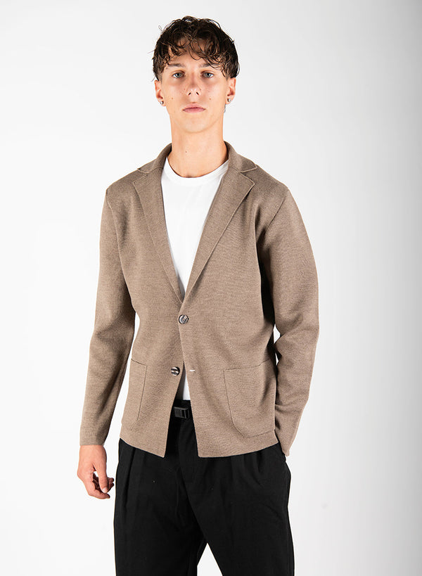 giacca BLAZER tortora