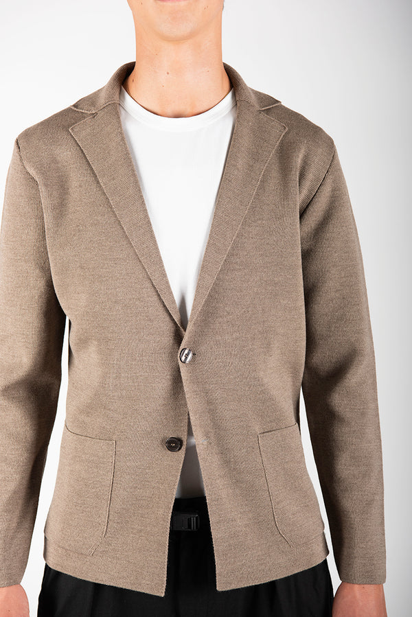 giacca BLAZER tortora