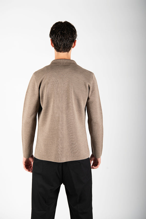 giacca BLAZER tortora
