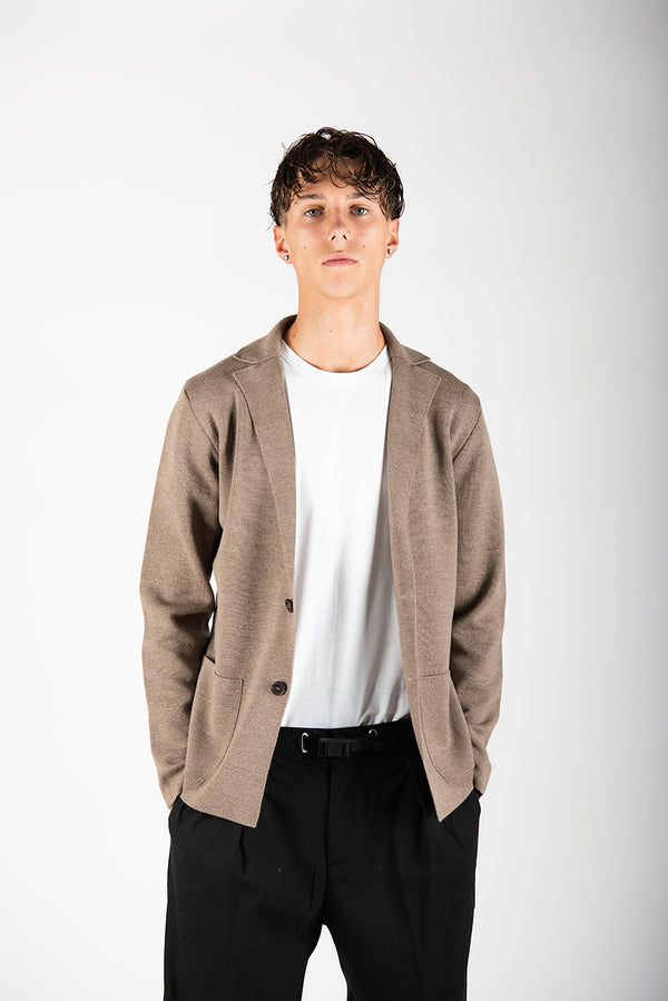 giacca BLAZER tortora