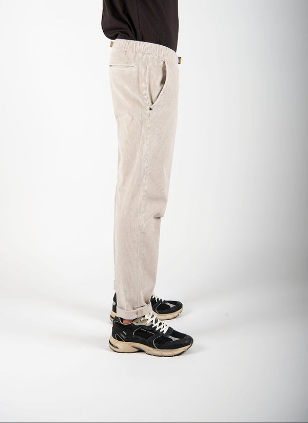 pantalone GREG velluto sabbia