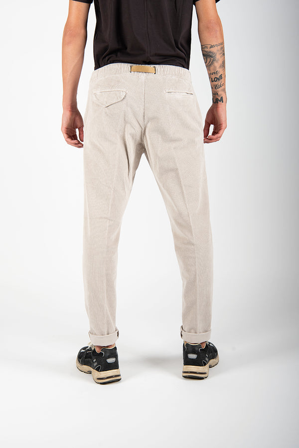 pantalone GREG velluto sabbia