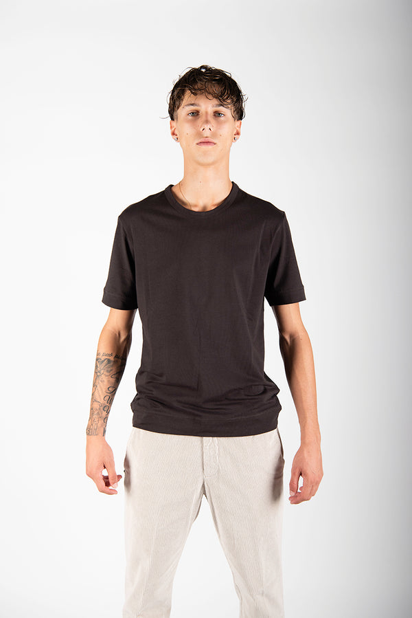 t-shirt JERSEY marrone