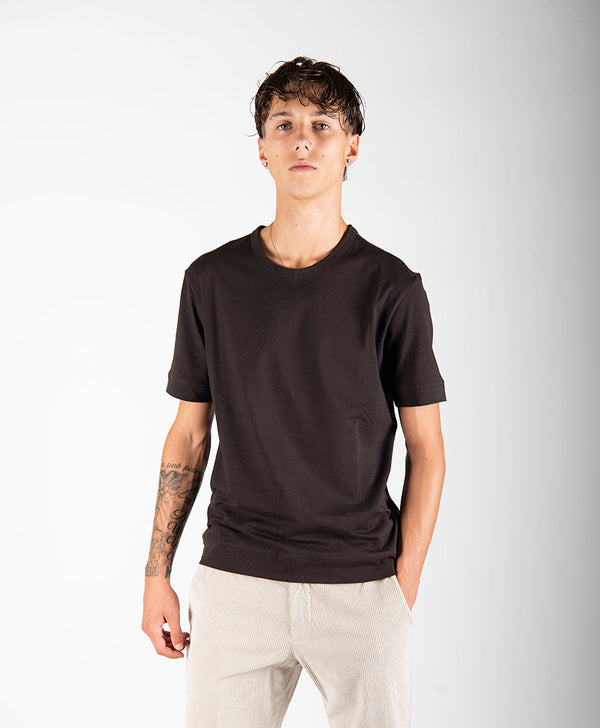 t-shirt JERSEY marrone