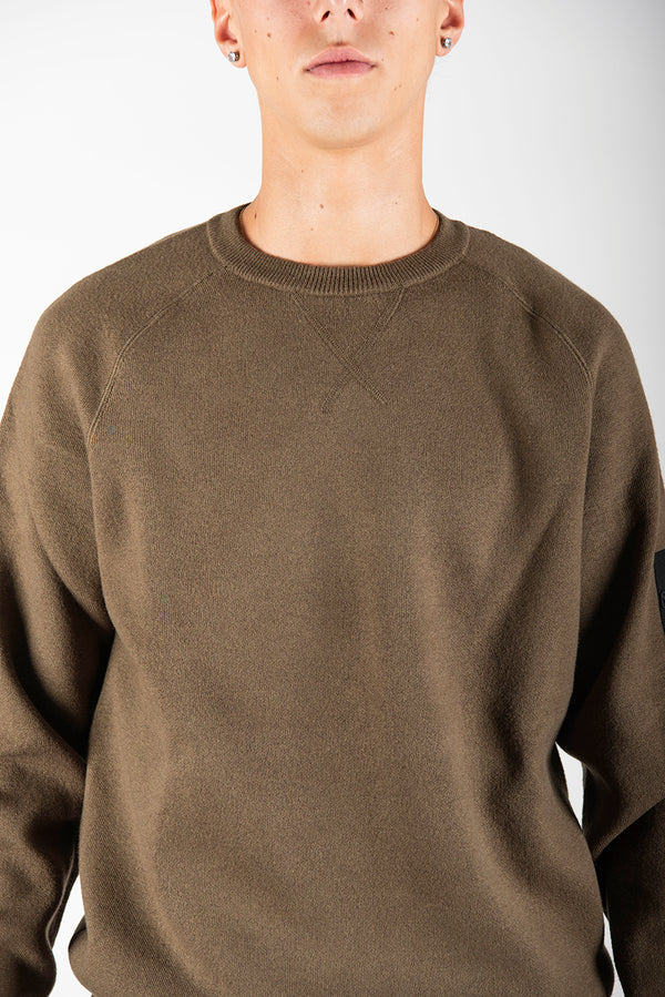 felpa WOODEVIL verde militare