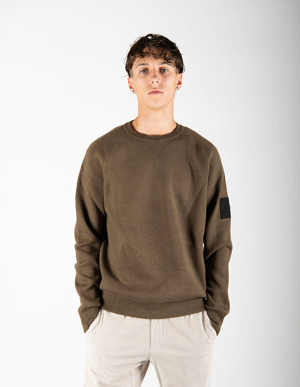 felpa WOODEVIL verde militare