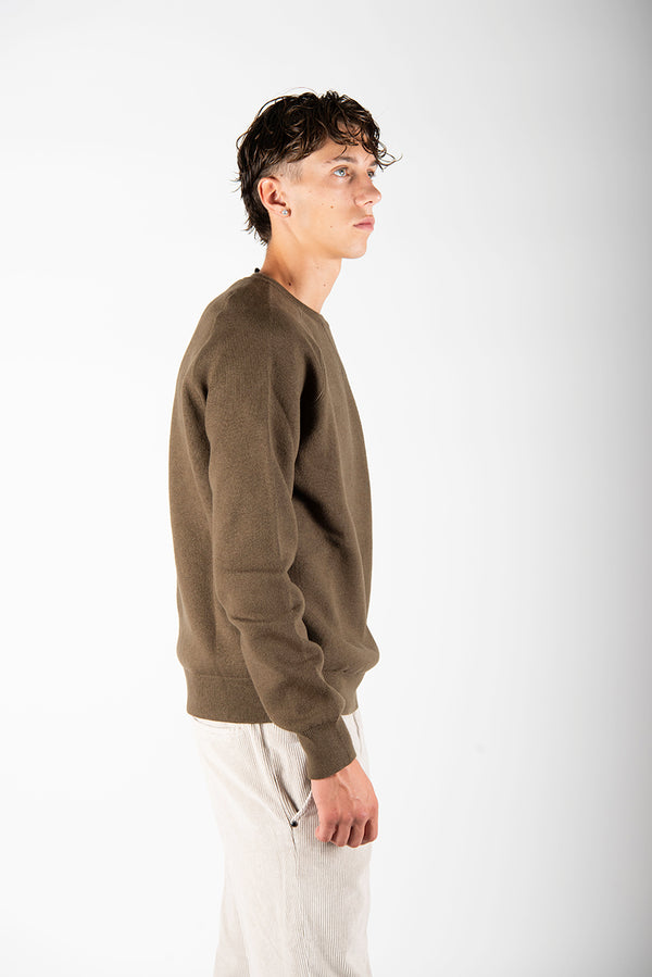 felpa WOODEVIL verde militare