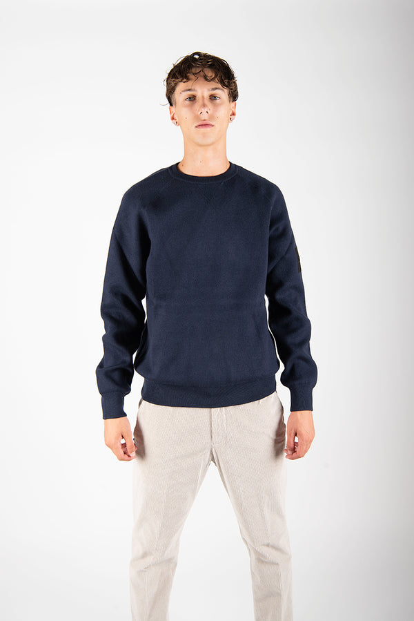 felpa WOODEVIL blu