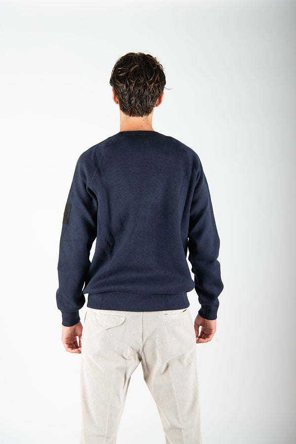 felpa WOODEVIL blu