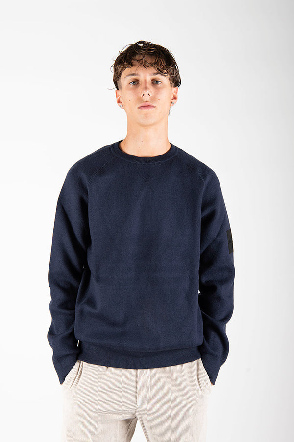 felpa WOODEVIL blu