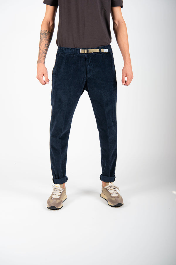 pantalone GREG velluto blu