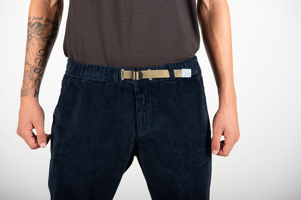 pantalone GREG velluto blu