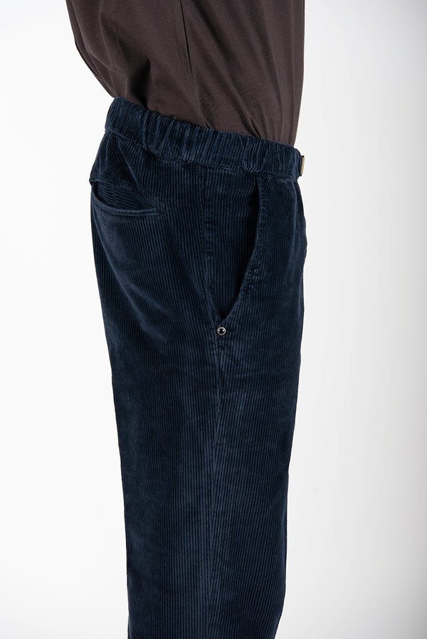 pantalone GREG velluto blu