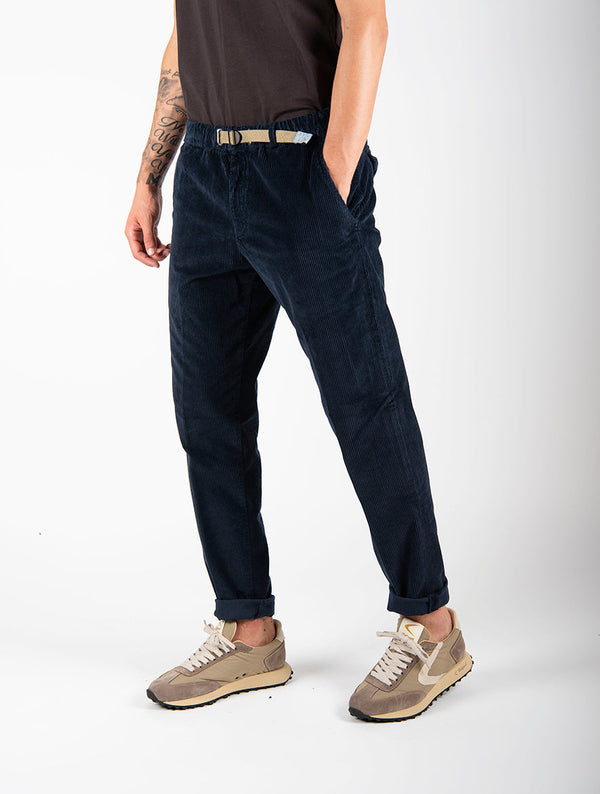pantalone GREG velluto blu