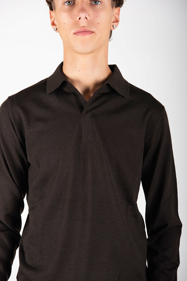 maglia POLO SKIPPER moro