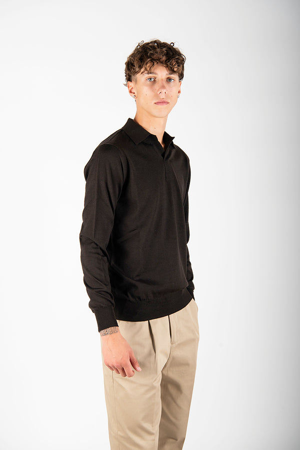 maglia POLO SKIPPER moro
