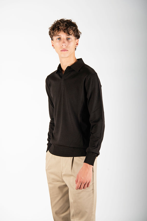 maglia POLO SKIPPER moro