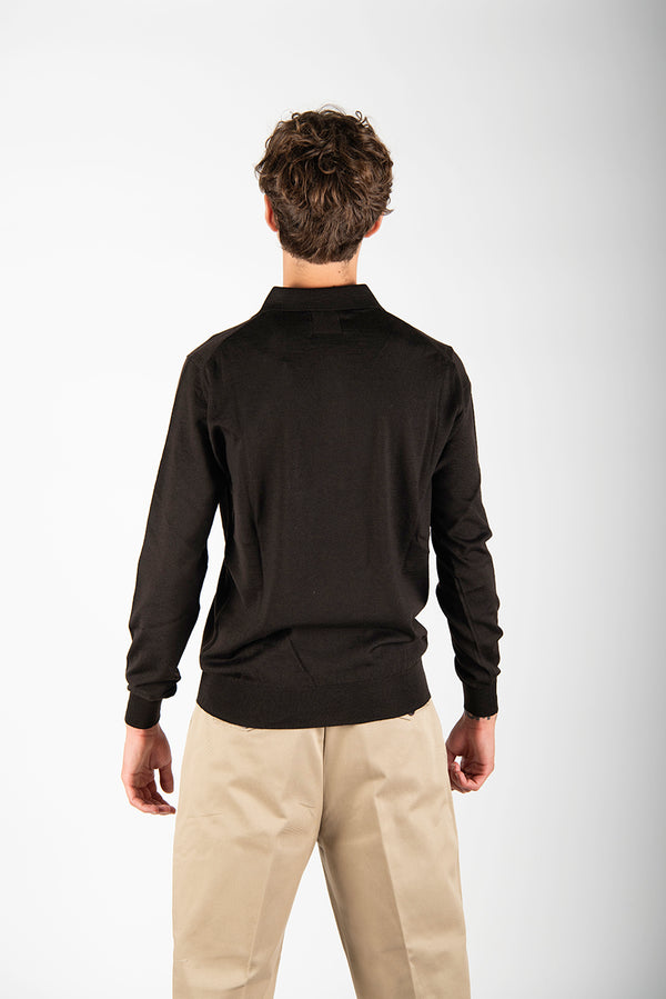 maglia POLO SKIPPER moro