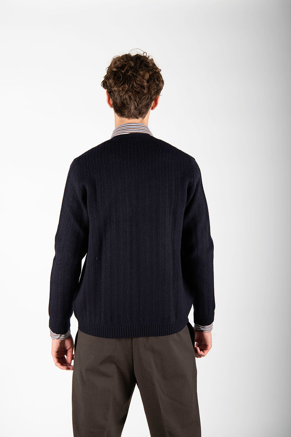 maglia CARDIGAN COSTE blu