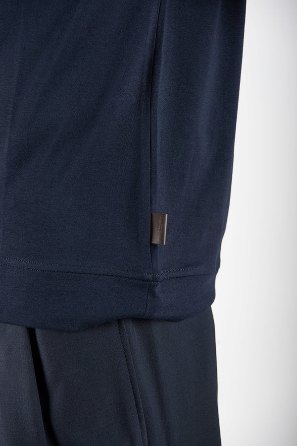 t-shirt JERSEY blu