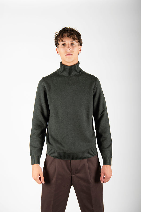 maglia DOLCEVITA verde militare