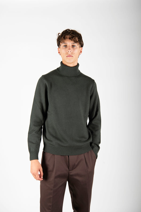maglia DOLCEVITA verde militare