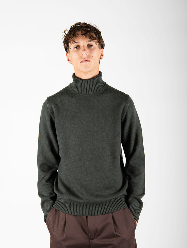 maglia DOLCEVITA verde militare