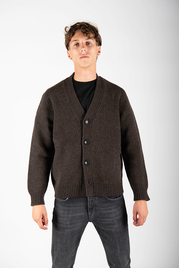 maglia CARDIGAN OVER moro