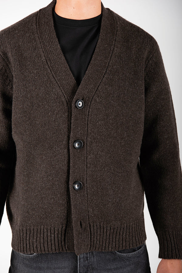 maglia CARDIGAN OVER moro