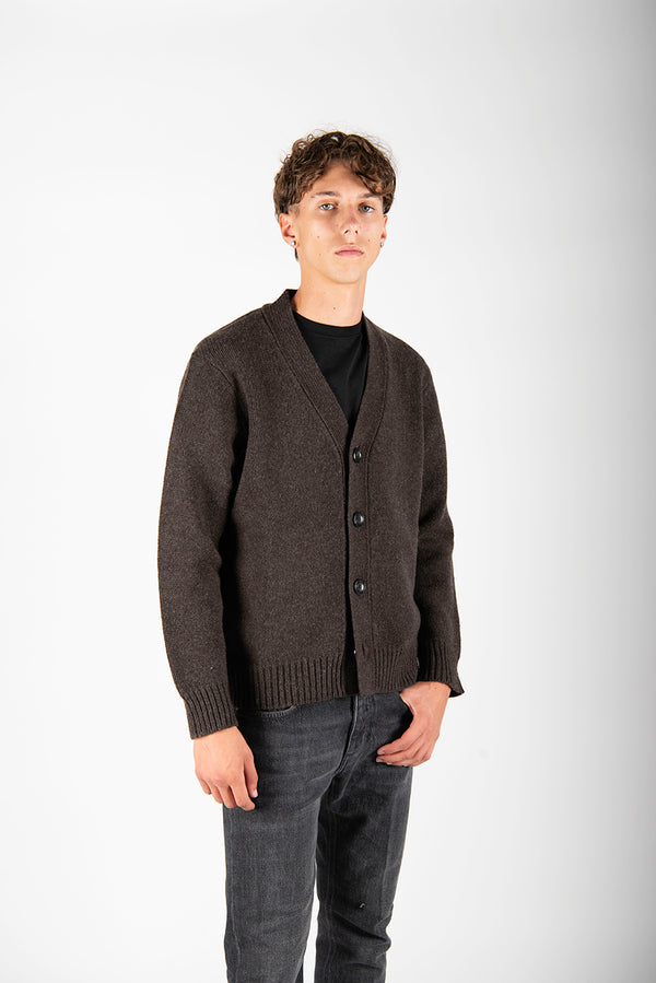maglia CARDIGAN OVER moro
