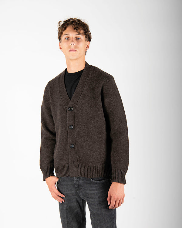 maglia CARDIGAN OVER moro