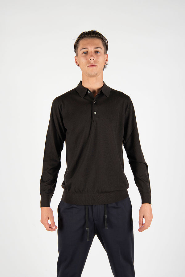 polo FINEZZA marrone