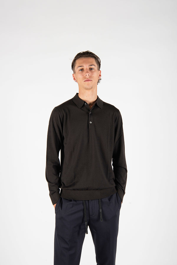 polo FINEZZA marrone
