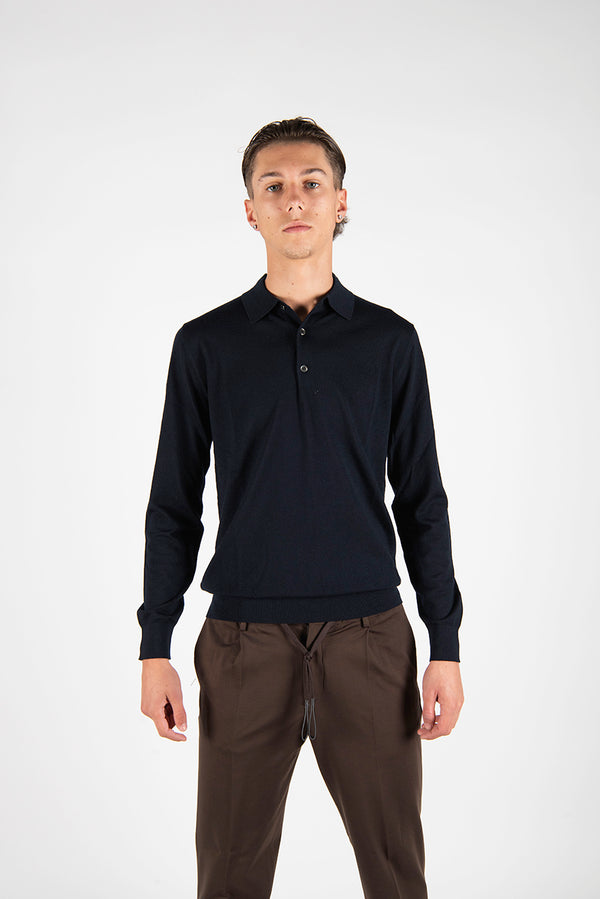 polo FINEZZA blu notte