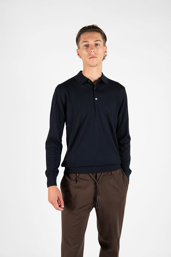 polo FINEZZA blu notte