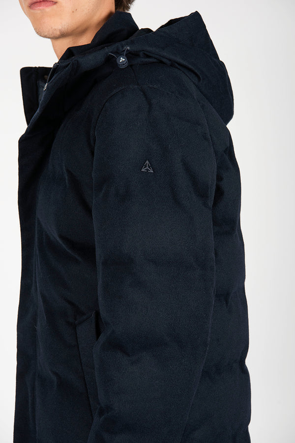 giubbotto CARDATO LONG blu