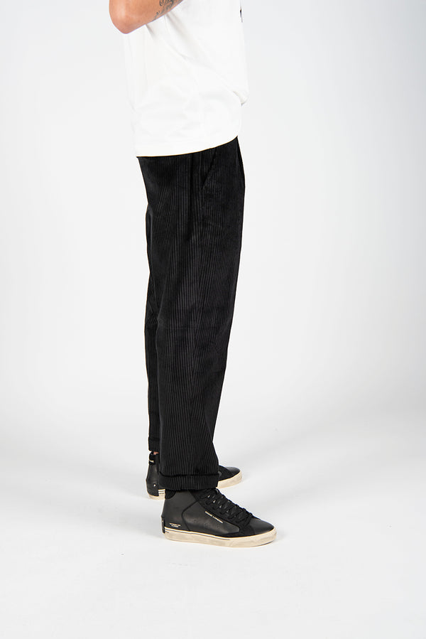 pantalone JAGUAR velluto nero