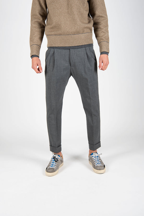 pantalone DOPPIA PENCE grigio